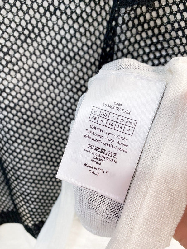 Dior Short-Sleeve T-Shirt White in Acrylic 203996