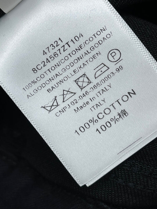 Prada Straight-leg Jeans Black in Cotton 227359