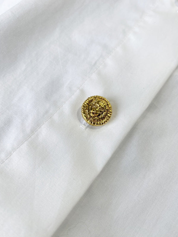 Balmain 26SS Shirt White in Poplin fabric 183456