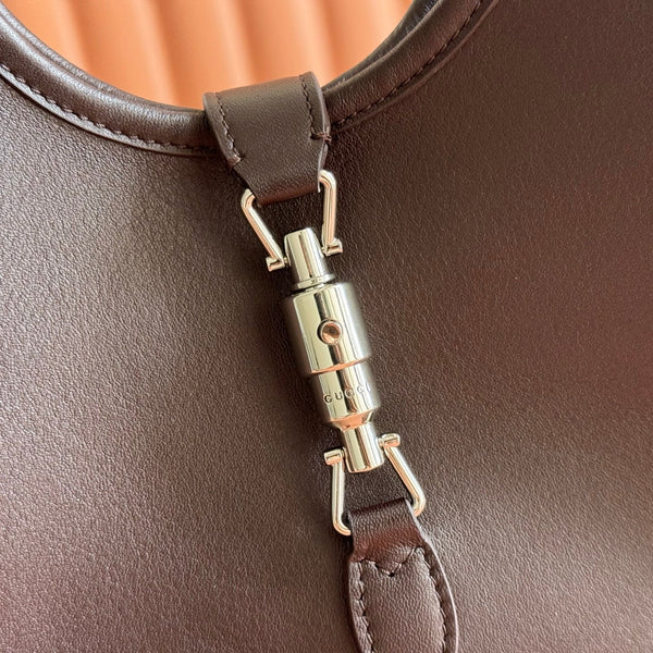 Gucci Mercato Small 26 Tote Bag Brown in Cowhide 284925