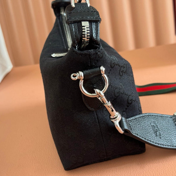 Gucci 26 Coach Shay Crossbody Bag 25.5 Black in Denim 284957