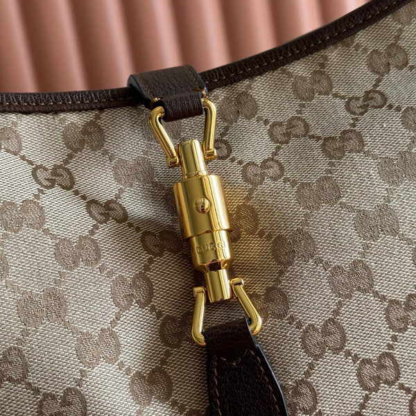 Gucci 26 Jackie 40cm Brown in Canvas 284934