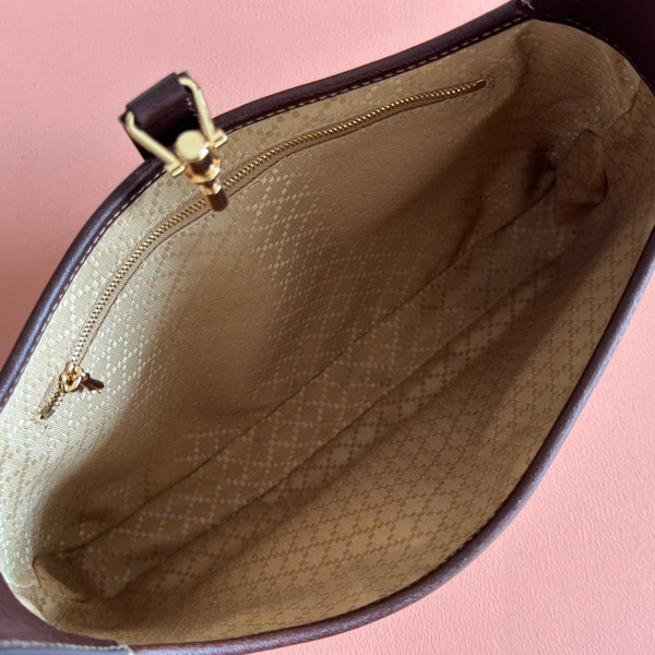 Gucci 26 Jackie 31.5cm Brown in Canvas 284981