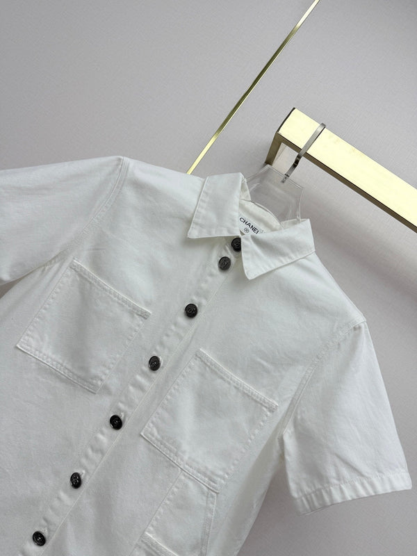 Chanel 26 Shirt White in Cotton 367724