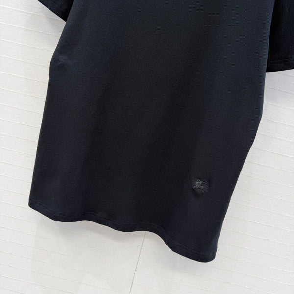 Burberry Short-sleeved T-shirt Black in Polyester 376661
