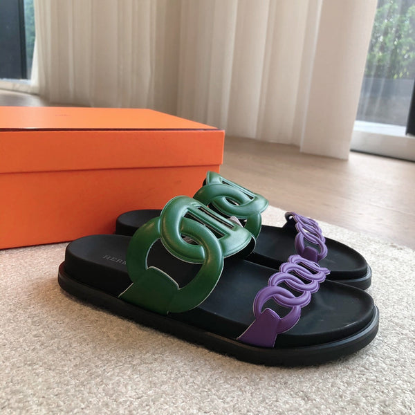 Hermès Extra Sandal Colorfull in Cowhide 743961