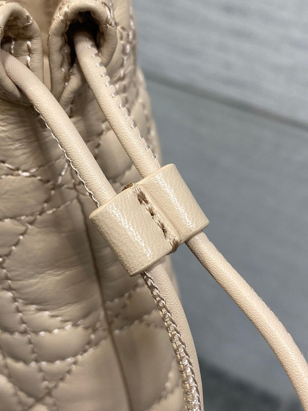 CD Dior Adiorable Bag 22cm Beige in Quilted Leather 286639