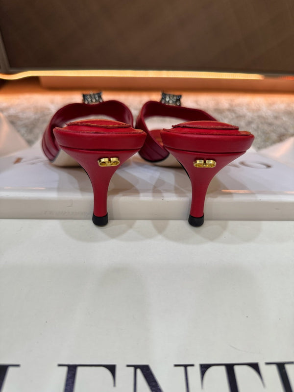 VT Sandal 55mm Red in Cowhide 755972