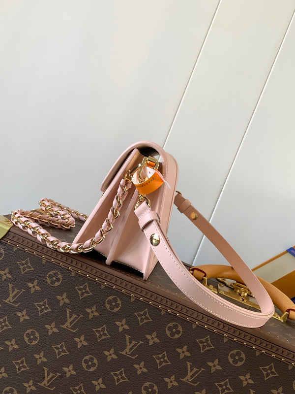 LV Dauphine Bag Light Pink in Cowhide 286674