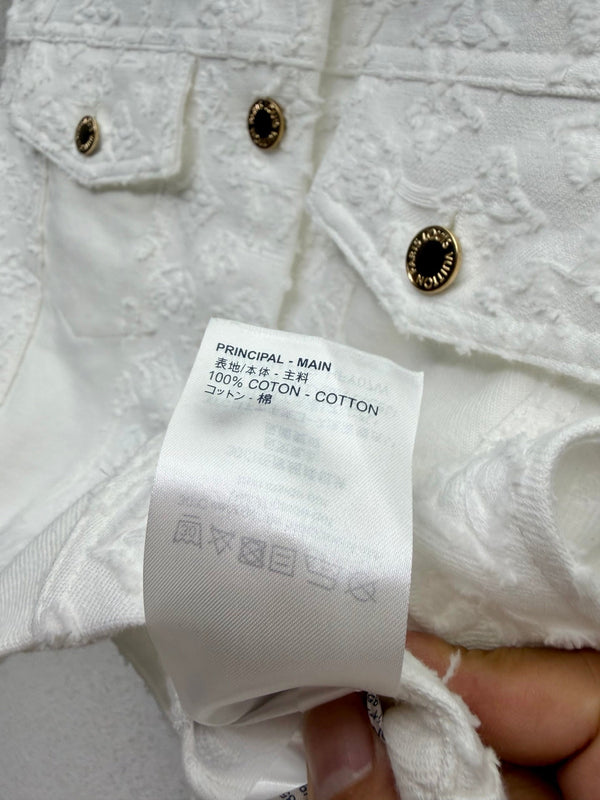 LV Vest White in Cotton 382437