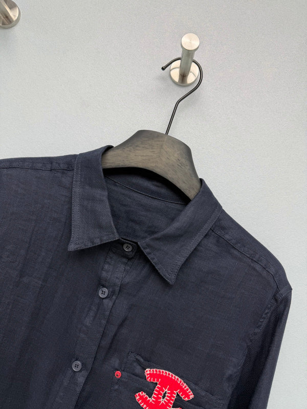 CC 2026 Double C Embroidery Shirt Linen 392370