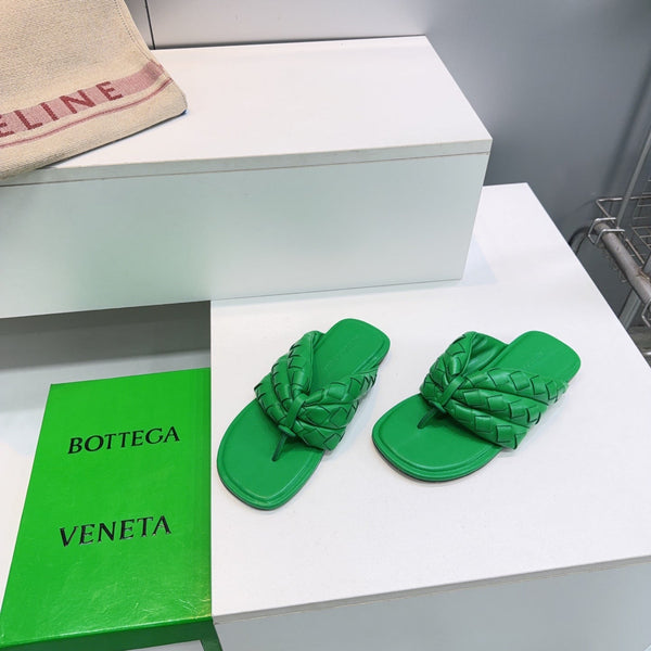 BV 26ss Thong Flip-Flops Green Leather 842948