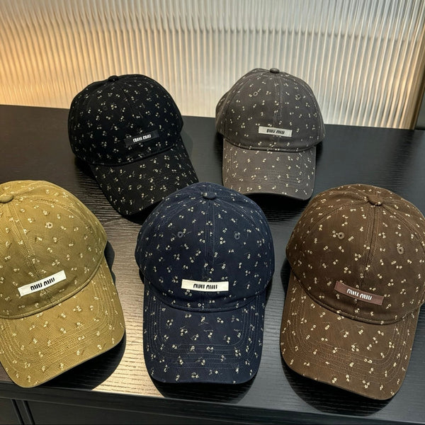 Miu Baseball Cap Cotton 212663