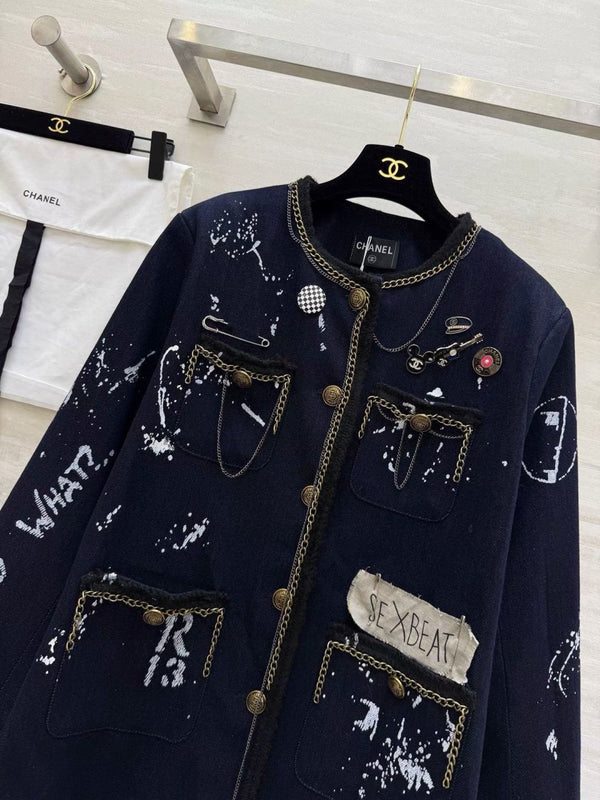 CC Slouch Chore Jacket Indigo Cotton 412052