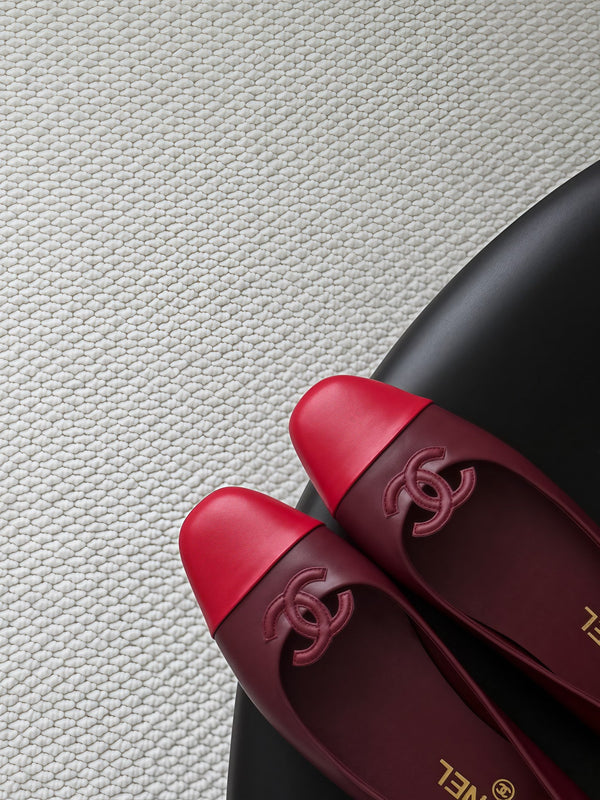 CC 26B Double C Loafers Burgundy Leather 917822