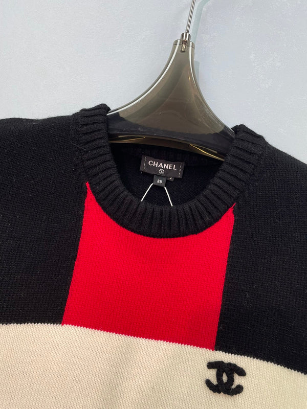 CC Fall-Winter 2026 Patchwork Knit Top Cashmere 747464