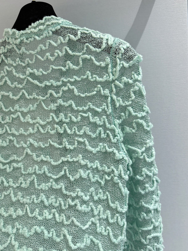 CC Métiers d'Art 2026 Sheer Cardigan Silk 750204