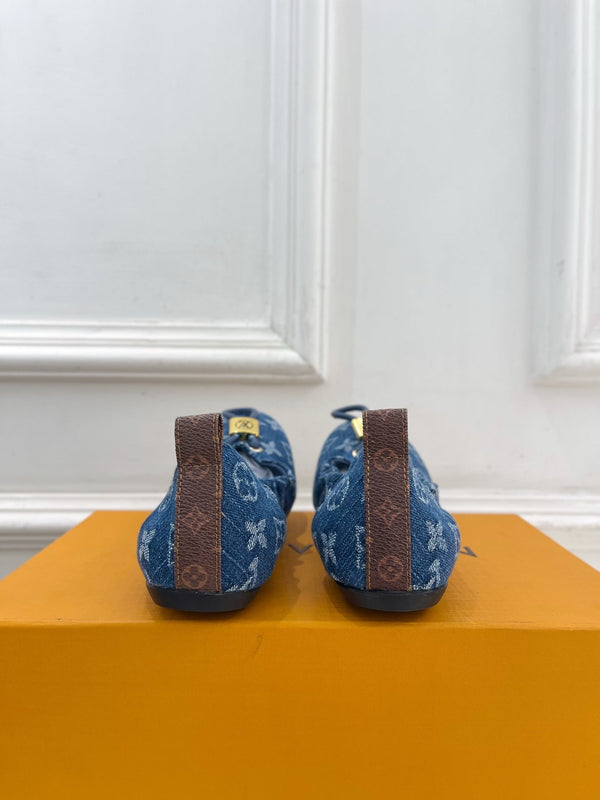 LV Nolita Ballerina Monogram Blue Denim 979547