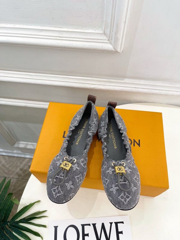 LV Nolita Ballerina Monogram Grey Denim 979546