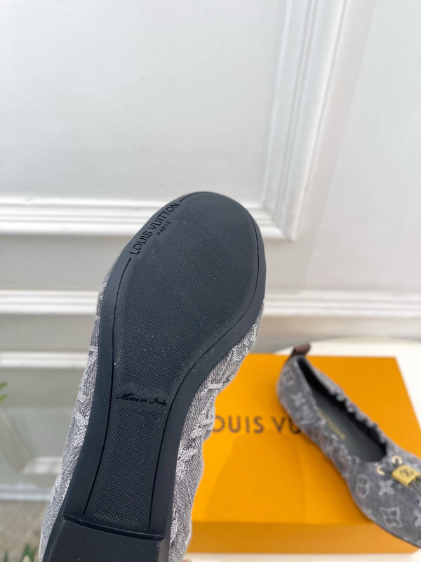 LV Nolita Ballerina Monogram Grey Denim 979546