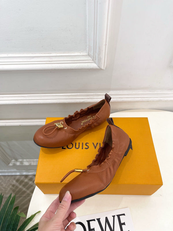 LV Nolita Ballerina Monogram Brown Leather 979544