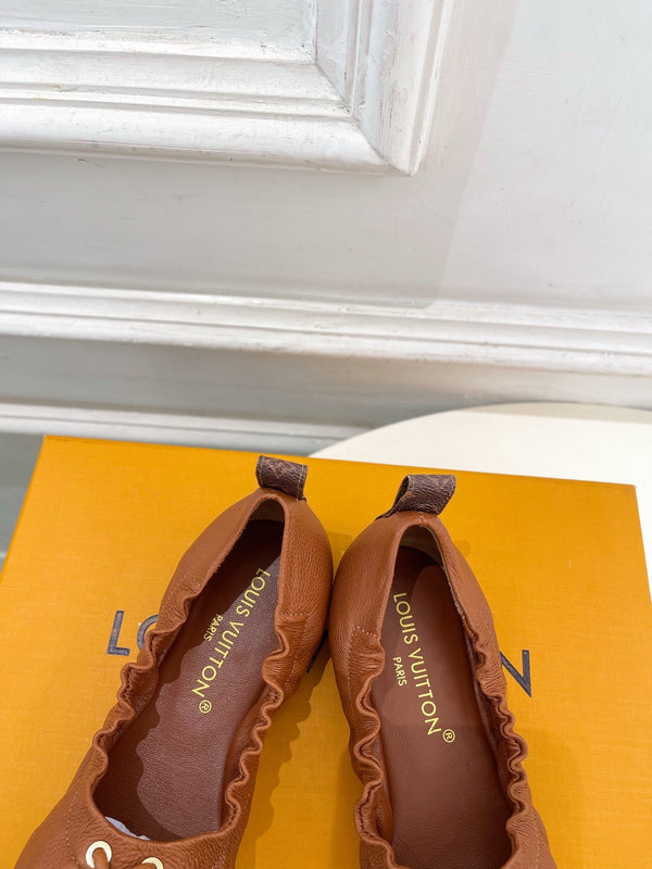 LV Nolita Ballerina Monogram Brown Leather 979544