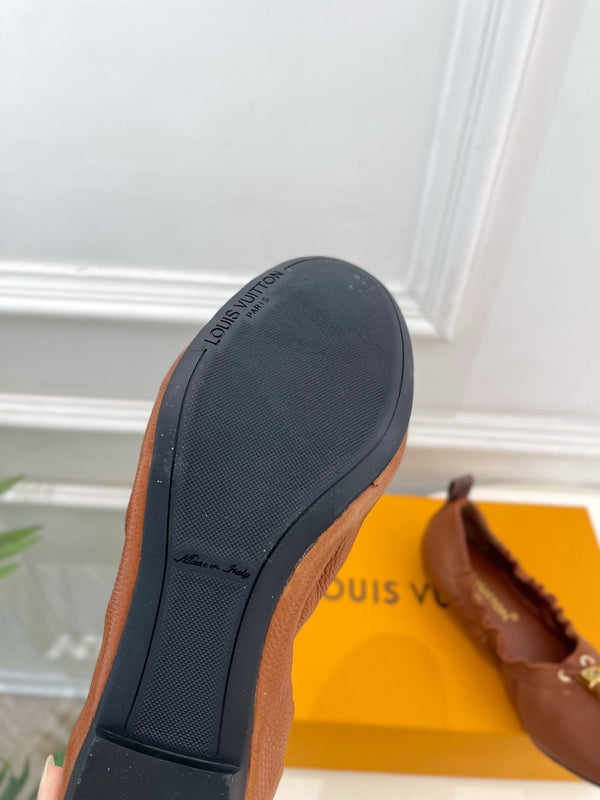 LV Nolita Ballerina Monogram Brown Leather 979544