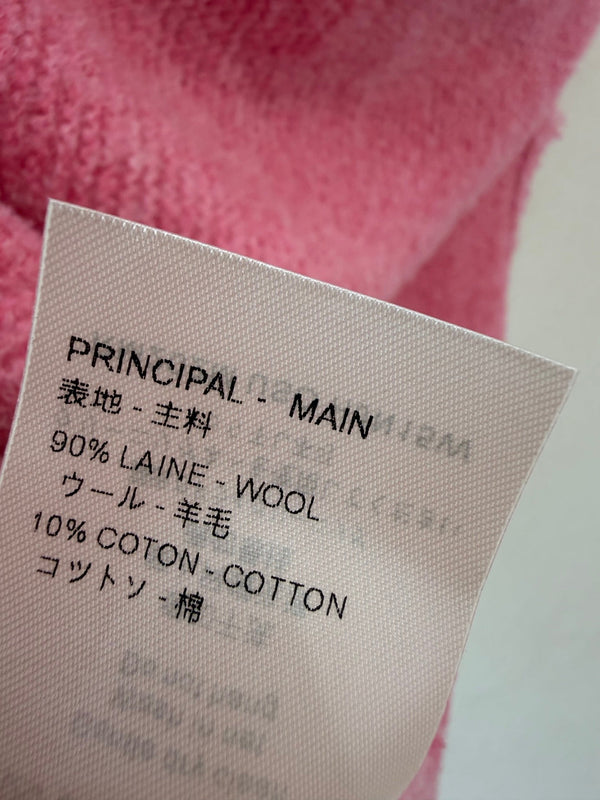 LV Fringe Hem Toweling Jacket Initials Wool 421042