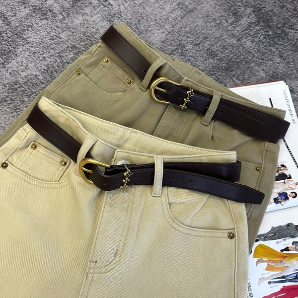 LV High-Waisted Flared Denim 420087