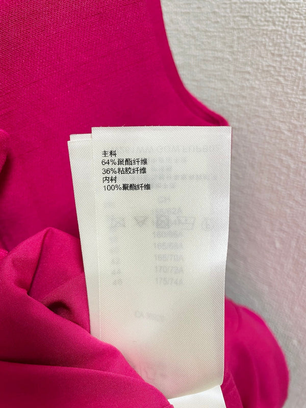 LV Bow Detail Mini Dress Polyester 413740