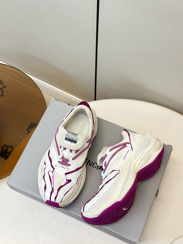 BLC Jet Sneaker White Purple TPU Mesh 986303