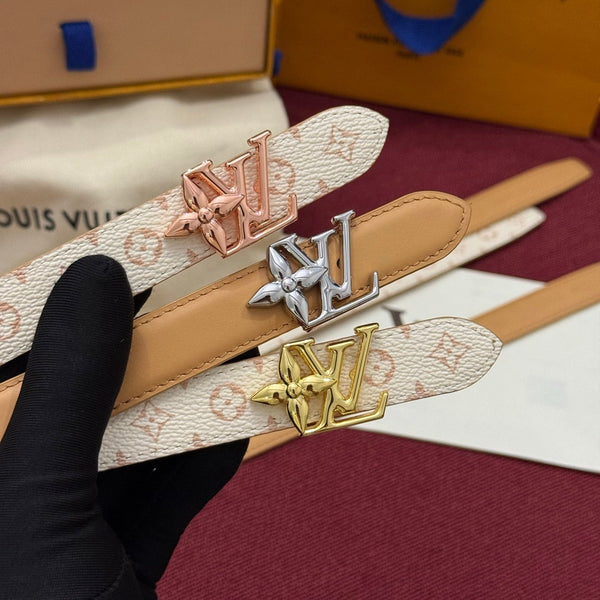 LV Bloom Reversible Belt 20mm Monogram Calfskin 215152