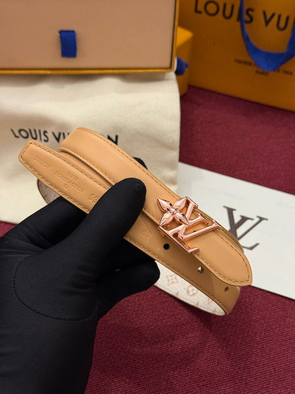 LV Bloom Reversible Belt 20mm Monogram Calfskin 215152