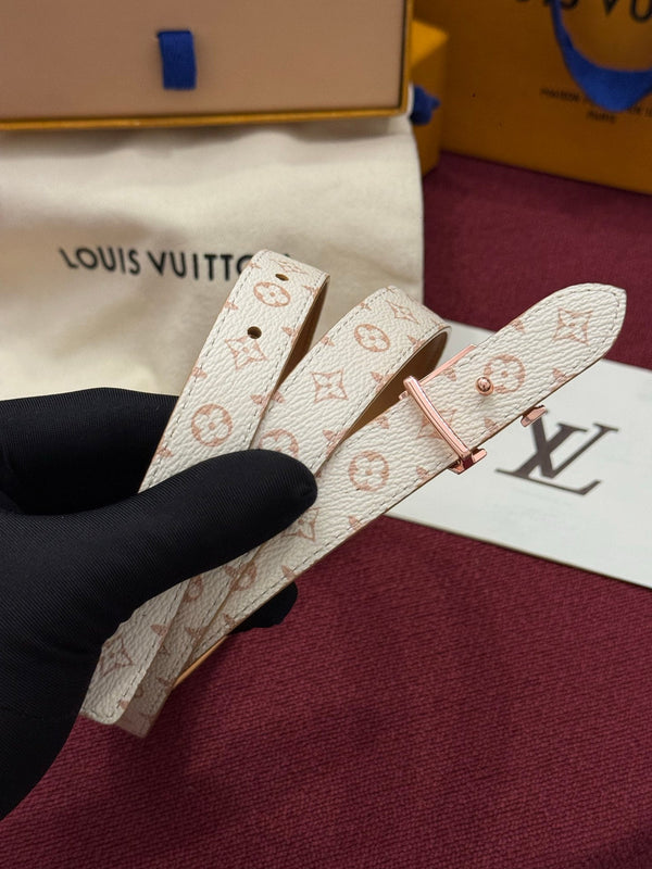 LV Bloom Reversible Belt 20mm Monogram Calfskin 215152