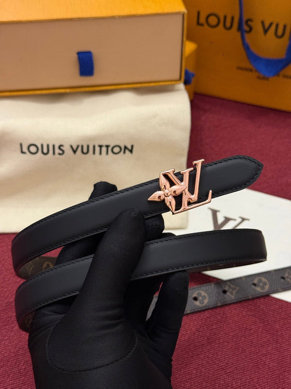 LV Bloom Reversible Belt 20mm Monogram Calfskin 215151