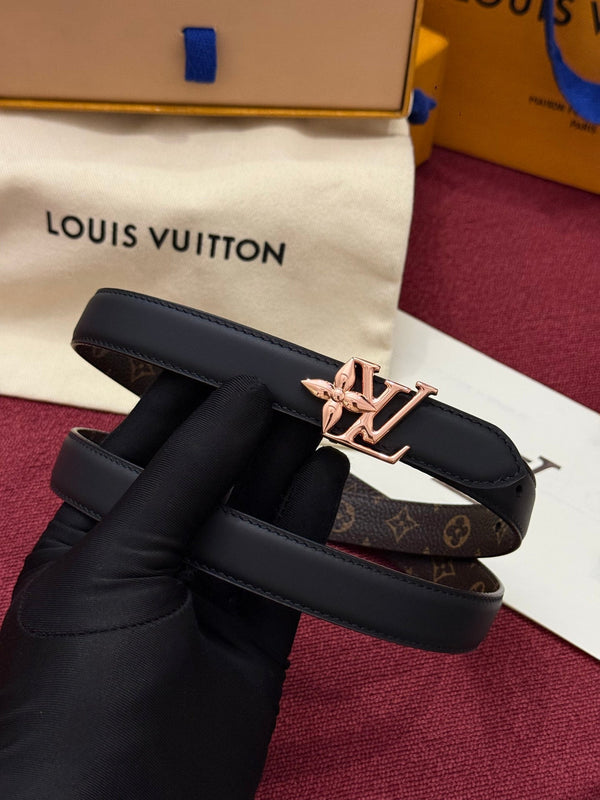 LV Bloom Reversible Belt 20mm Monogram Calfskin 215151