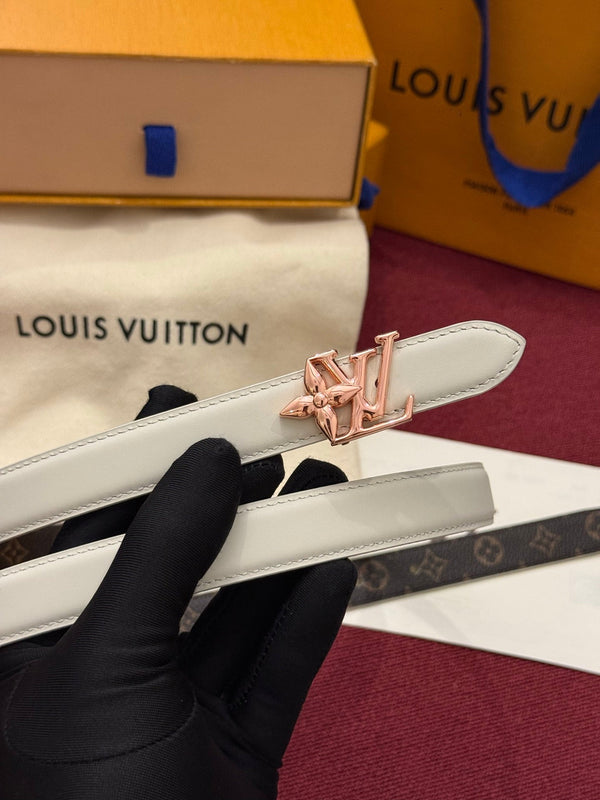 LV Bloom Reversible Belt 20mm Monogram Calfskin 215150