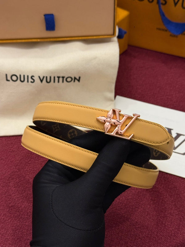 LV Bloom Reversible Belt 20mm Monogram Calfskin 215148