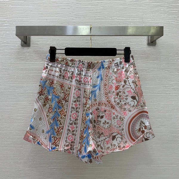 LV Shirt & Shorts Set Multicolor Silk 411825