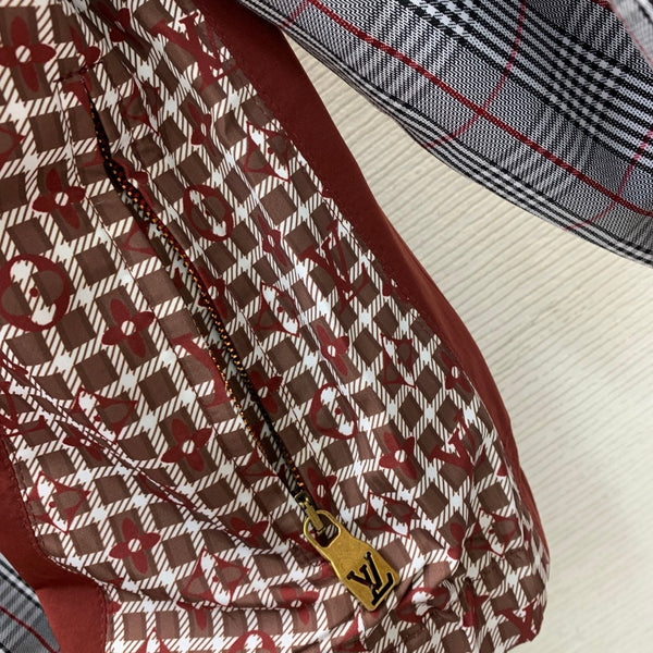 LV Checkered Track Jacket & Pants Set 416643