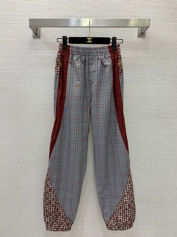 LV Checkered Track Jacket & Pants Set 416643
