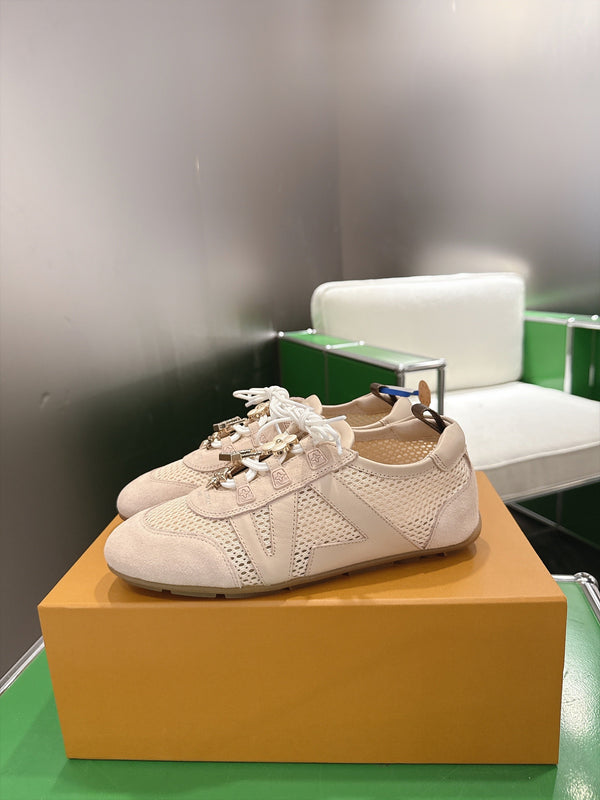 LV Sneakerina Sneaker Pink Mesh Suede 999353