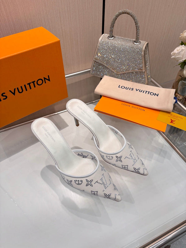 LV 2026 Gala Mule 6.5cm Mesh 140729