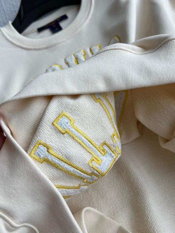 LV 26S Iris Signature Sweater Embroidered Iris Cotton 434542