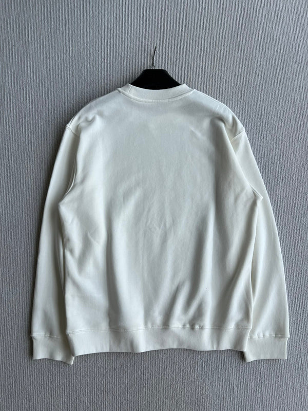 LV 26S Flocked Signature Sweater Crest Logo Cotton 434548
