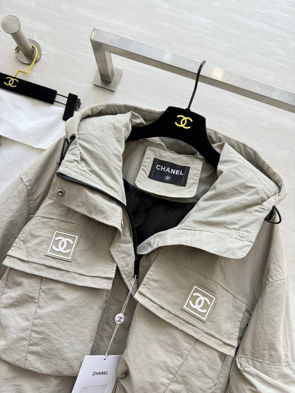 CC 26S Cropped Hooded Jacket Utility Pockets 435319