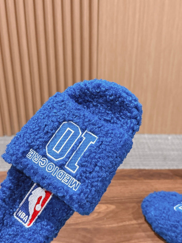 BLC NBA Unisex Shearling Slides 151366