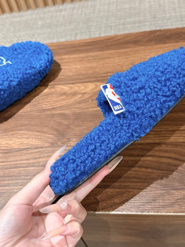 BLC NBA Unisex Shearling Slides 151366