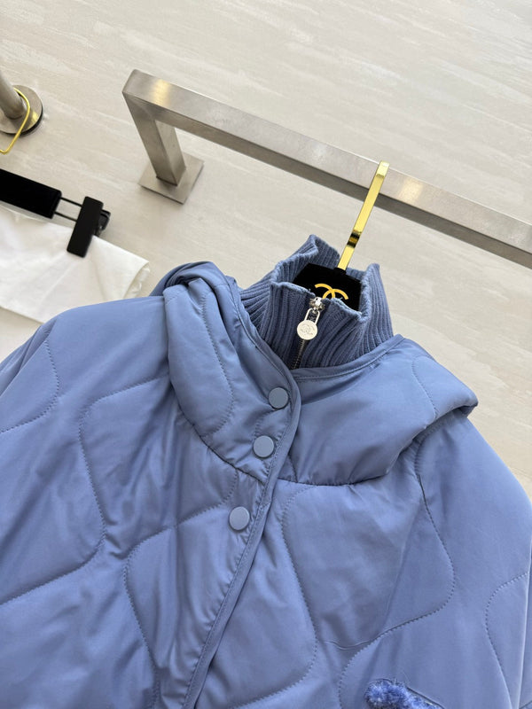 CC 26S Diamond Quilted Puffer Jacket Logo 435252