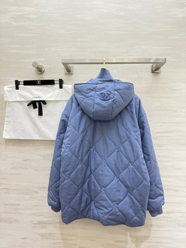 CC 26S Diamond Quilted Puffer Jacket Logo 435252